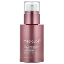 Medicube PDRN Pink Collagen Exosome Shot 7500 serum bottle, 30 ml, pink metallic dispenser