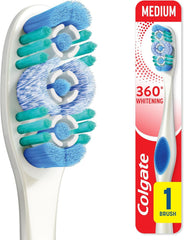 Colgate 360 Optic White Full Head Toothbrush, Medium