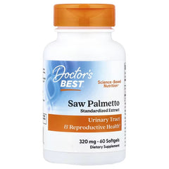 Doctor's Best, Saw Palmetto, Standardised Extract, 320 mg, 60 Softgels