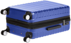 Premium Hardside Spinner Luggage with Built-In TSA Lock - 24-Inch (60cm), Material: Polycarbonate, Blue