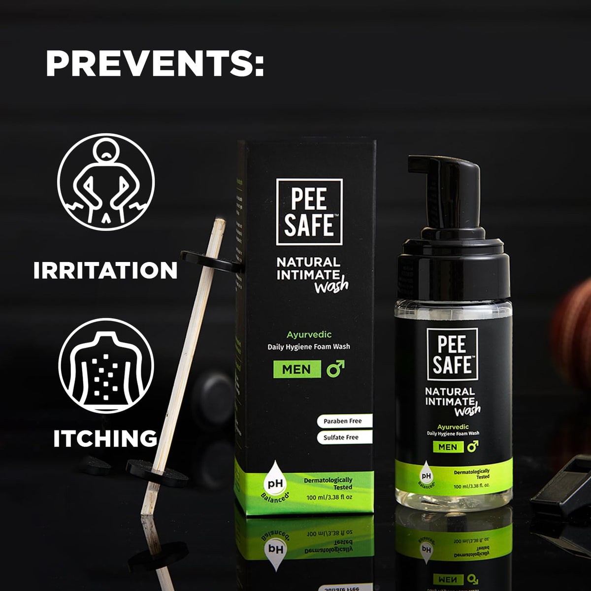 Pee Safe Natural Intimate Wash Men 100ml