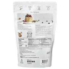 Monk fruit sweetener with allulose golden pouch back with nutrition facts