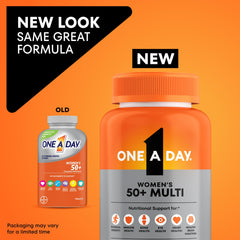 ONE A DAY Women’s 50+ Healthy Advantage Multivitamins, Supplement with Vitamins A, C, E, B1, B2, B6, B12, Vitamin D and Calcium, 200 Count