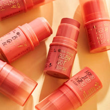 essence Baby Got Blush blush balm sticks, multiple pink tubes arranged