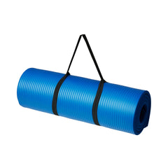 Esterilla de yoga extra gruesa para gimnasio con correa de transporte de Amazon Basics