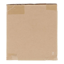 Cardboard shipping box for speaker wire cable, plain brown with tape creases.