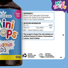 Natures Aid Vitamin D3 400Iu Drops, 50 ml