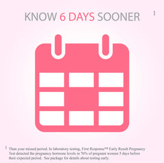 First Response Early Result Pregnancy Test, 2 tests Pack of 1 (package may vary)