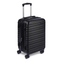 Equipaje rígido con ruedas Amazon Basics, 55 cm (21 pulgadas), ABS, color negro