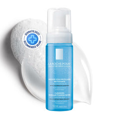 ماء ميسيلار رغوي منظف ومزيل مكياج لطيف من لا روش بوزيه، يوازن درجة الحموضة، خالٍ من الصابون والكحول