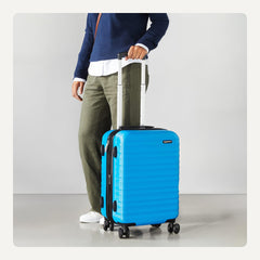 Equipaje rígido con ruedas Amazon Basics, 55 cm (21 pulgadas), ABS, color naranja