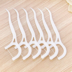 160 PCS Dental Floss Picks - Plastic Tooth Floss Sticks, Triple Clean Flossers