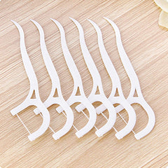 160 PCS Dental Floss Picks - Plastic Tooth Floss Sticks, Triple Clean Flossers