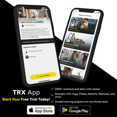 Entrenamiento en Suspensión TRX TODO EN UNO: Sistema de Resistencia con Peso Corporal | Entrenamientos de Cuerpo Completo para Casa, Viajes y Exteriores | Desarrolla Músculo, Quema Grasa, Mejora tu Cardio | Entrenamientos Gratis