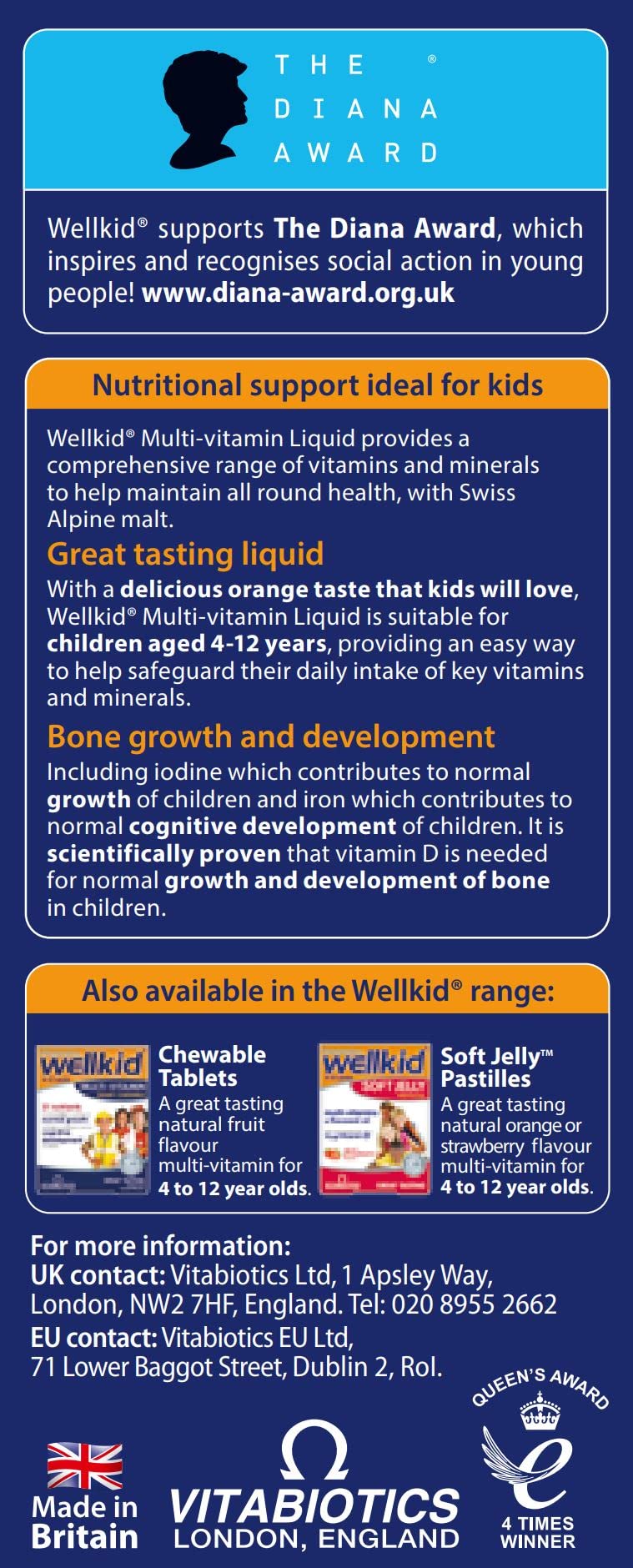 Wellkid Vitabiotics Baby & Infant Syrup, 150Ml
