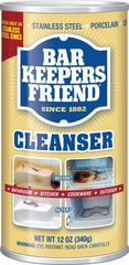 Bar Keepers Friend Detergent Powder 12 oz (1 Pack) (Packaging May Vary)