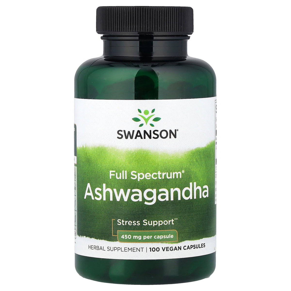 Swanson Ashwagandha (450mg, 100 Capsules)