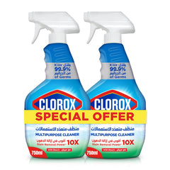 Limpiador en aerosol multiusos Clorox con lejía (paquete de 2 x 750 ml)