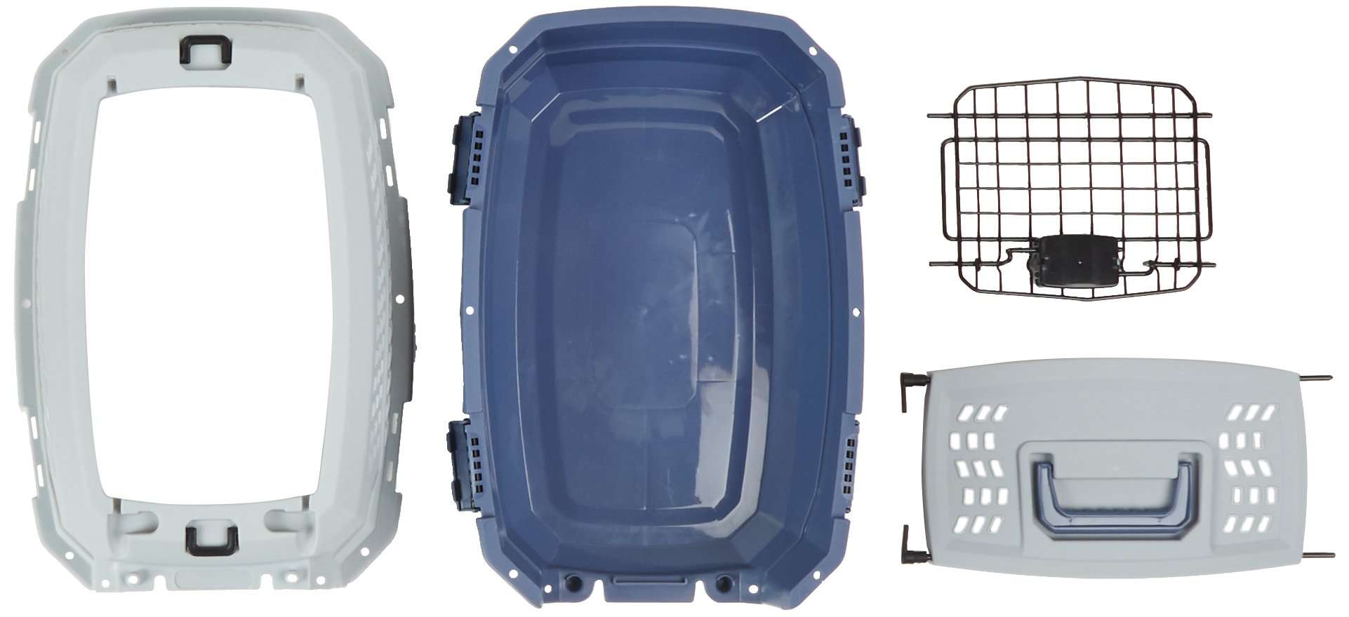 Two-Door Top-Load Hard-Sided Pet Travel Carrier, 19-Inch