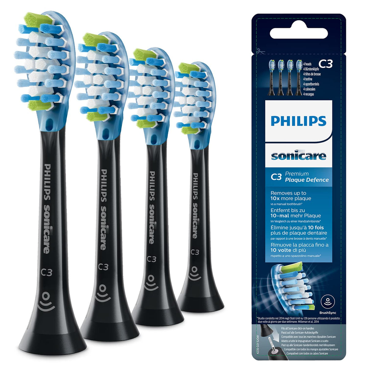 Philips 4-pack Standard sonic toothbrush heads