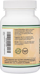 Double Wood Supplements DW Saffron | 210 Saffron Capsules - 88.5mg Safron Extract per Serving | High Strength Safron| Non-GMO & Gluten Free | (210 Capsules)