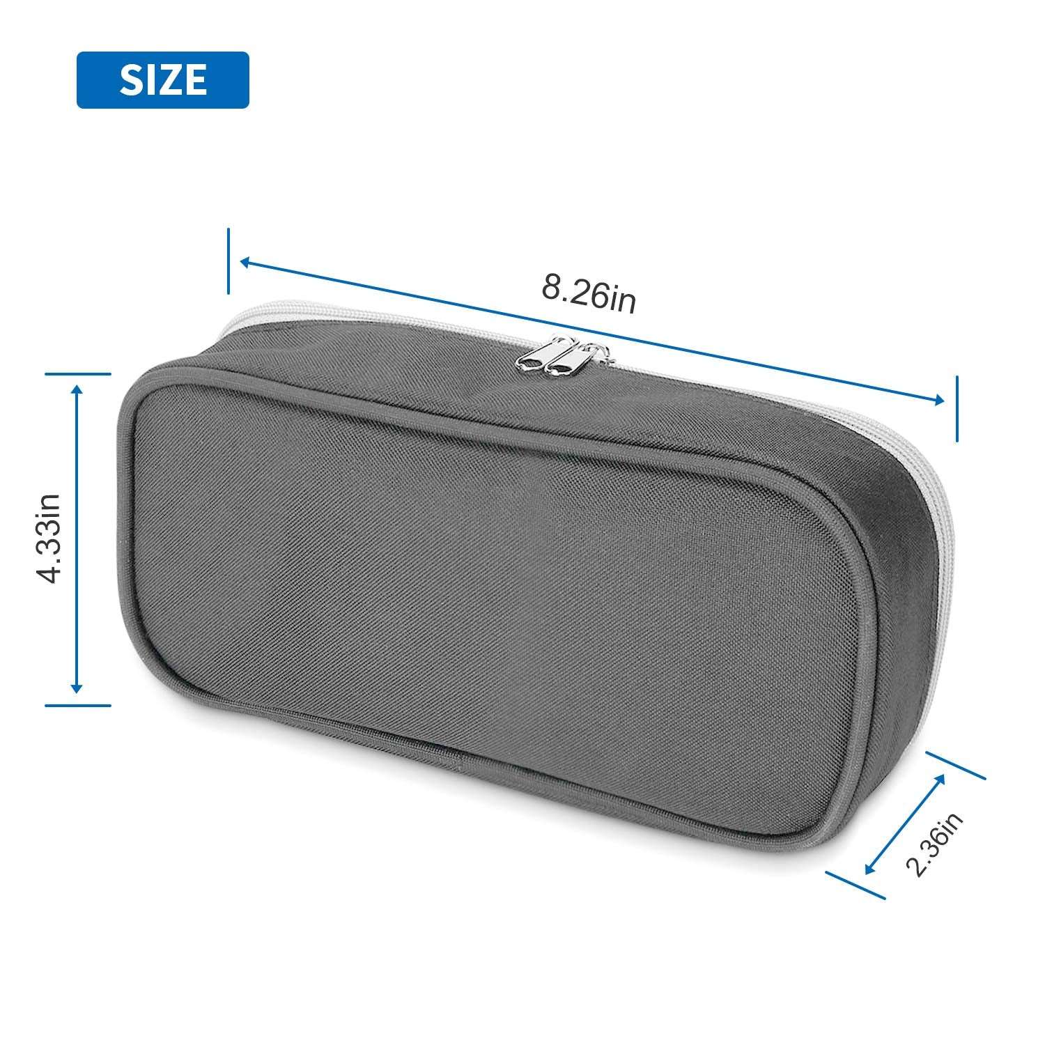 Procase Large Capacity Pencil Case, Student Stationery Holder and Zippered Desk Organizer for Pencils, Highlighters, Gel Pens, School Supplies for Students and Office Clerks