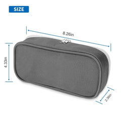 Procase Large Capacity Pencil Case, Student Stationery Holder and Zippered Desk Organizer for Pencils, Highlighters, Gel Pens, School Supplies for Students and Office Clerks