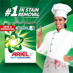 Ariel Fast Dissolving Laundry Detergent Powder, 9 KG x 2, Dual Pack, 18 kg