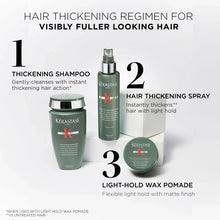 Thickening hair spray bottle with pump, green bottle on display