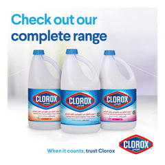 Clorox Liquid Bleach 1.89L, Floral Scent New Fragrance Experience, Kills 99.9% of Viruses and Bacteria, Cleans and Disinfects