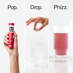 Phizz Electrolytes, Multivitamin & Hydration Tablets - 20 Effervescent Rehydration Electrolyte Tablets - 18 Vitamins & Minerals, Vitamin C, Vegan, Vegetarian & Low Calorie (Mixed Berry)