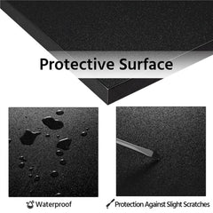 L-Shaped Computer Desk｜Gaming Desk ｜PC Workstation｜Home Office Desk｜Corner Desk Study Desk with Removable Monitor Stand for Home Office Study Writing Workstation,129 * 46 * 71cm,Black