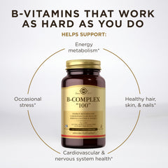 Solgar B-Complex "100" Vegetable Capsules 100's