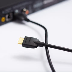 HDMI Cable, 18Gbps High-Speed, 4K@60Hz, 2160p, Ethernet Ready, 6 Foot (2M), Black