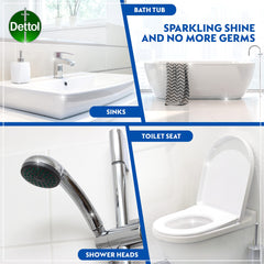 Dettol All Purpose Cleaner Spray Bottle, Lemon Scent & Dettol Original Bathroom Cleaner Spray Bottle, 500 ml x 2