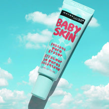 Maybelline New York Baby Skin pore eraser primer, mint tube angled