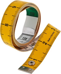 Soft Tape Measure For Body Measuring 150 cm, Fabric Sewing Tailor Cloth Knitting Home Craft Measurements With Snap Button Closure, Dual Sided