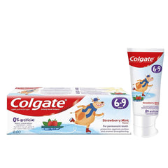 Colgate Toothpaste 6-9 Strawberry Mint Flavor Kids Toothpaste With Fluoride Gel, 60ml , 1 Pack