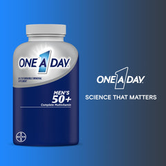 One A Day Men’s 50+ Healthy Advantage Multivitamin, Multivitamin for Men with Vitamins A, C, E, B6, B12, Calcium and Vitamin D, Tablet, 200 Count