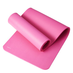 Esterilla de yoga extra gruesa para gimnasio con correa de transporte de Amazon Basics