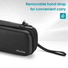 Black ProCase pencil case with removable wrist strap and zipper