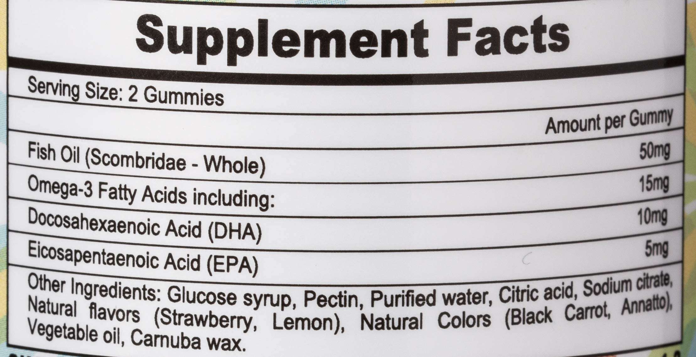 Sunshine Nutrition Cool Gummies Omega3 With DHA/EPA For Kids, 60 Gummies | No Sugar Coating | Natural Flavor | Gluten Free