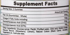 Sunshine Nutrition Cool Gummies Omega3 With DHA/EPA For Kids, 60 Gummies | No Sugar Coating | Natural Flavor | Gluten Free