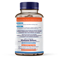 Wholesome Wellness 100 Billion Cfu- Dr. Approved Probiotics for Unisex,30 Capsules