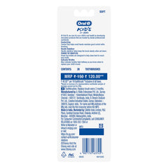 Oral B Kids Toothbrush with Mickey Characters, Extra soft bristles and easy to hold handle (Age 2+), Multipack