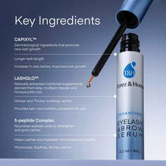 TEREZ & HONOR Natural Eyelash Growth Serum and Brow Enhancer to Grow Thicker, Longer Lashes for Long, Luscious Lashes and Eyebrows[3ml] 3ml