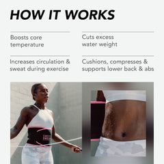Faja reductora de sudor para mujeres y hombres: faja reductora de sudor para entrenamientos de alta intensidad, 5 tallas