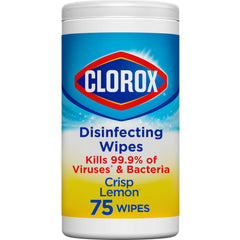 Clorox Disinfecting Wipes ,Crisp Lemon, 75 Wipes (Item Packing May Vary)