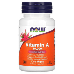 Now Foods, Vitamin A, 10, 000 Iu, 100 Softgels