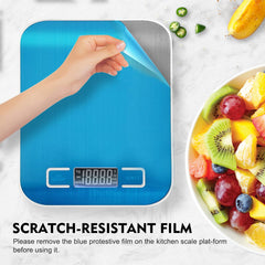 Kitchen Scale, Multifunction Digital Food Scale for Baking, Cooking and Dieting, Kitchen Scale With LCD Display Stainless Steel Platform, Ultra Slim,Tare Function